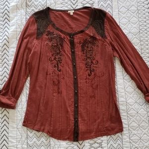 Western button up shirt